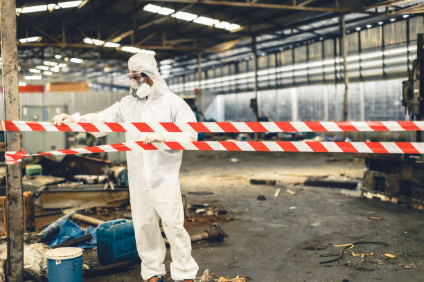 Professional Biohazard technician working in Saint Louisville, OH
